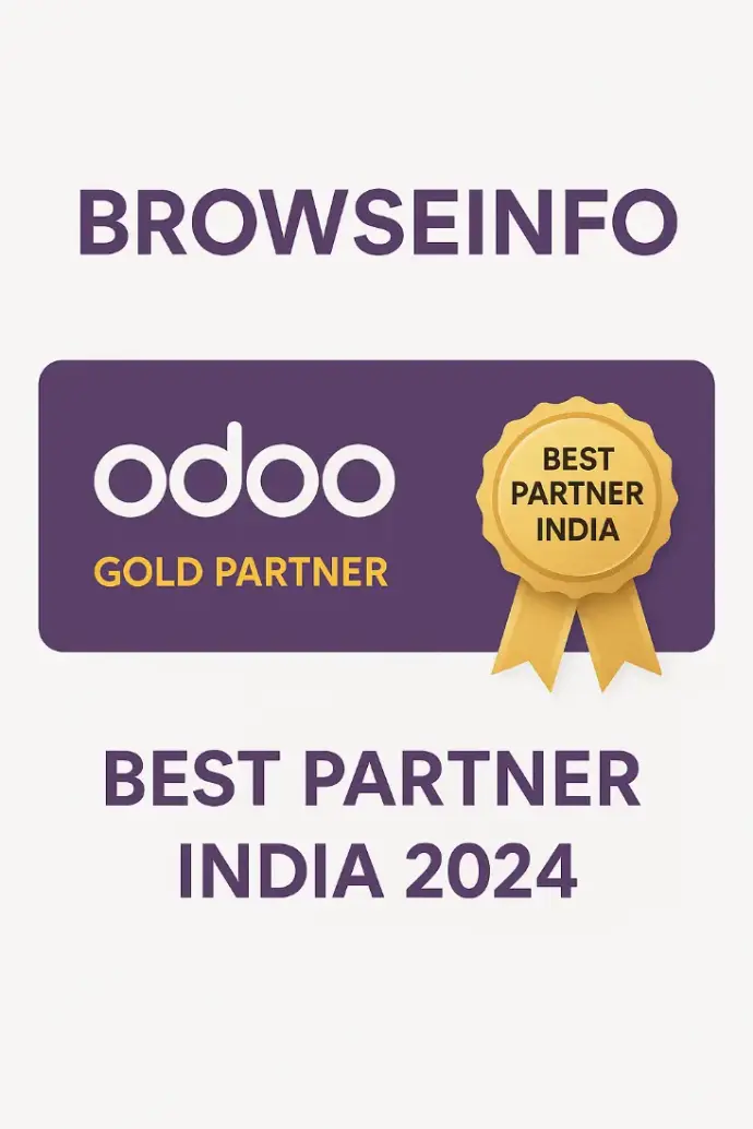 BrowseInfo recognized as Odoo Gold Partner and Best Partner Award 2024