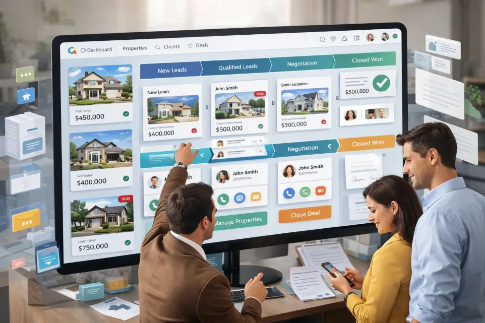 From Property Listings to Closed Deals — All in One System