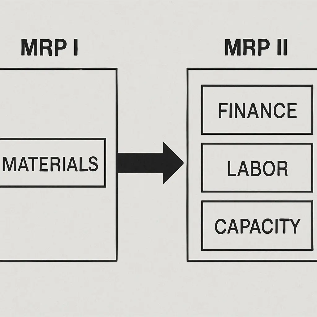 MRP I vs MRP II