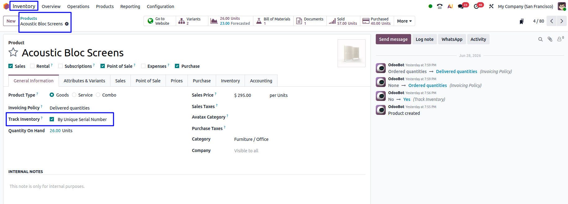 Inventory Tracking